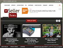 Tablet Screenshot of esellernews.com